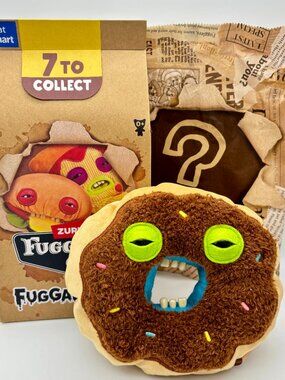 Fuggler Fuggalicious DONUT Funny Ugly Monster 9" Collectible Stuffed Plush Toy